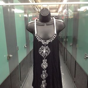 EMBROIDERED BRAIDED STRAP PEASANT STYLE BOHO TOP